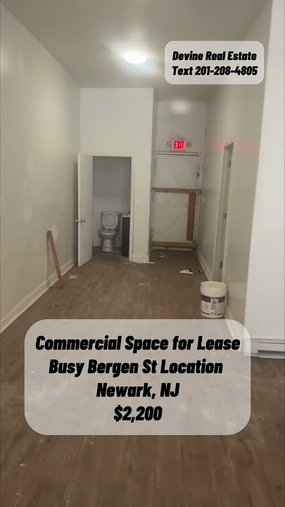Commercial space avail. for lease in #newarknj #devinerealestate #commercialrealestate
