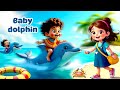 Baby Dolphin Poem for Kids | Fun Ocean Animal Rhyme with Splish and Splash