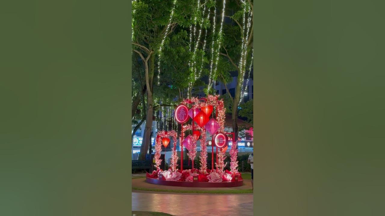 Chinese New year decoration chinesenewyear singapore viralshorts