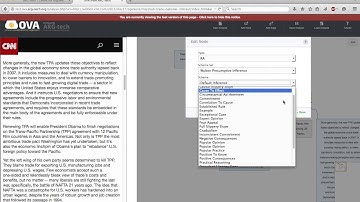 Online Visualisation of Argument (OVA)