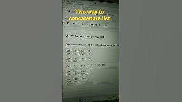2.17 Concatenate list