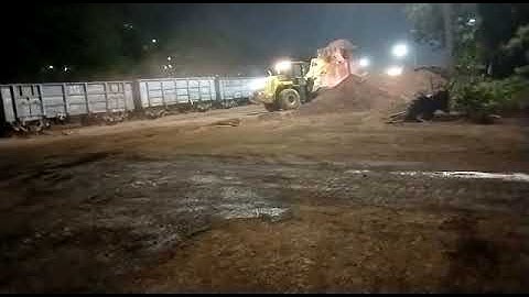 Wheel loader Machine|| Rake Loading||