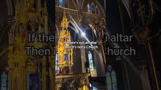🔥⛪ NO ALTAR… NO CATHOLIC CHURCH?