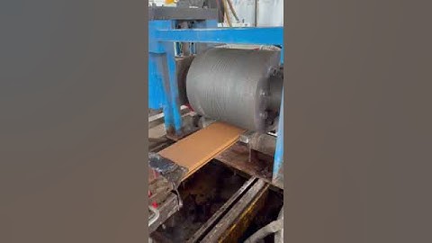 3D Embossed decking manufacturing line