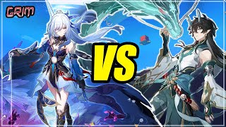 Jingliu VS Dan Heng Imbibitor Lunae DPS Faceoff! @GrimroGacha