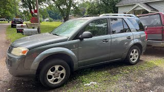 Player Profile 2007 SATURN VUE  STRAIGHT PIPE EXHAUST SOUNDS AND CHECKING THE TIMING CHAIN.