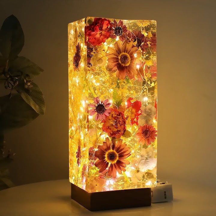 😍What a lovely resin fairy night light craft #diy #light #roomdecor #fairylight #resinart