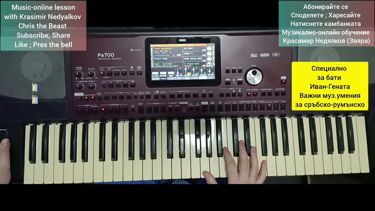 Урок за орнаменти в сръбски и румънски стил