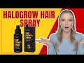 HaloGrow Hair Spray Review ⚠️ REAL BEFORE &amp; AFTER RESULTS — 12 Week Test - HaloGrow Review
