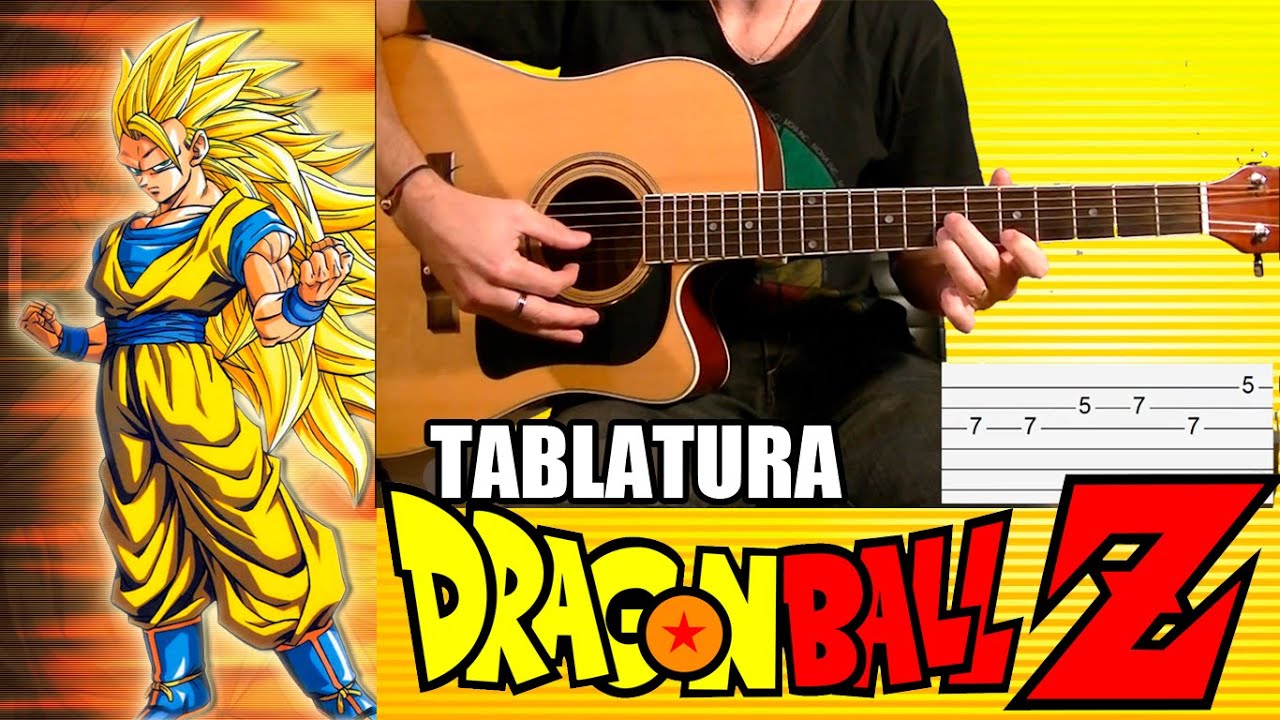 Como Tocar Dragon Ball Z - Ángeles Fuimos - Tablatura Para Guitarra  Acústica - Punteo TCDG - YouTube