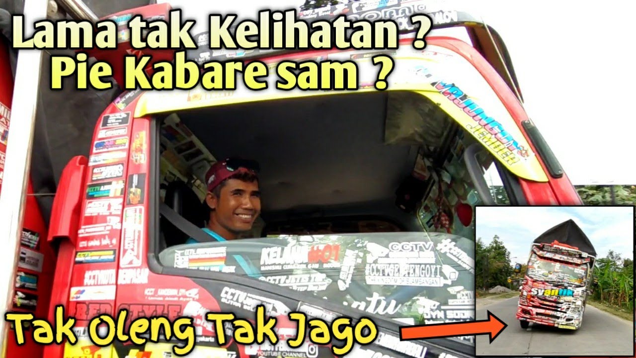 Lama Tak  Kelihatan Ini dia Aksi Truk  Syantik  Tak  Oleng  