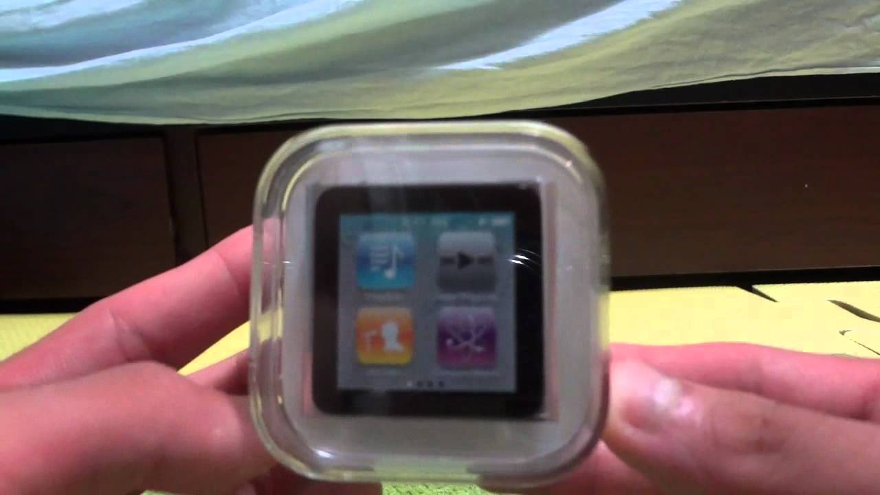 iPod nano 第6世代 シルバー 開封！！ - YouTube