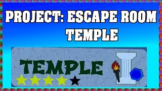 Roblox PROJECT: ESCAPE ROOM TEMPLE Walkthrough [English] [Challenge Mode] 🔑