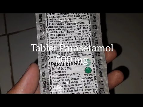 Video: Adakah parasetamol bersifat analgesik?