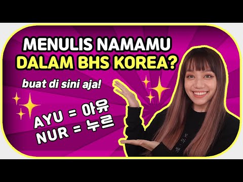 Video: Bagaimana anda menulis ayat dalam bahasa Korea?