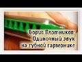 Как играть на губной гармошке: одиночный звук, попадание в одно отверстие. Урок для начинающих.