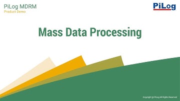 Mass Data Processing - PiLog MDRM Capabilities