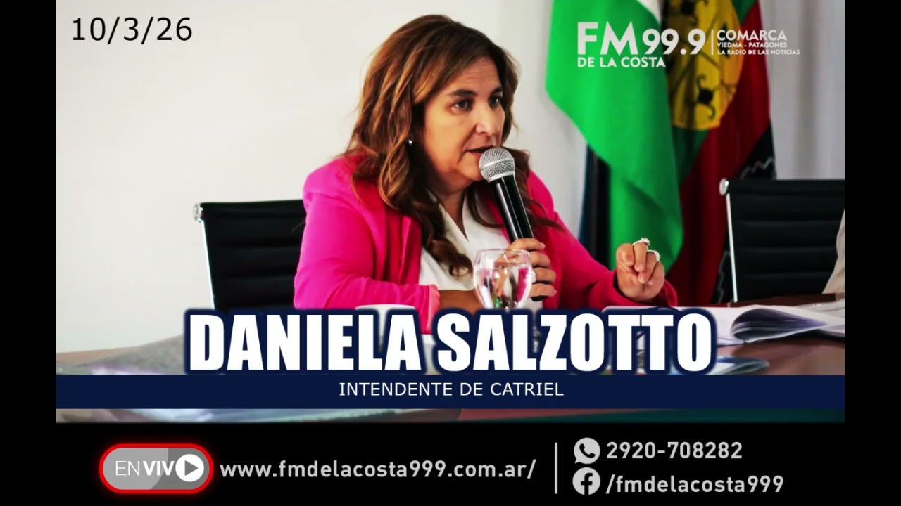 Daniela Salzotto - FM DE LA COSTA 99.9 - 10/3/26