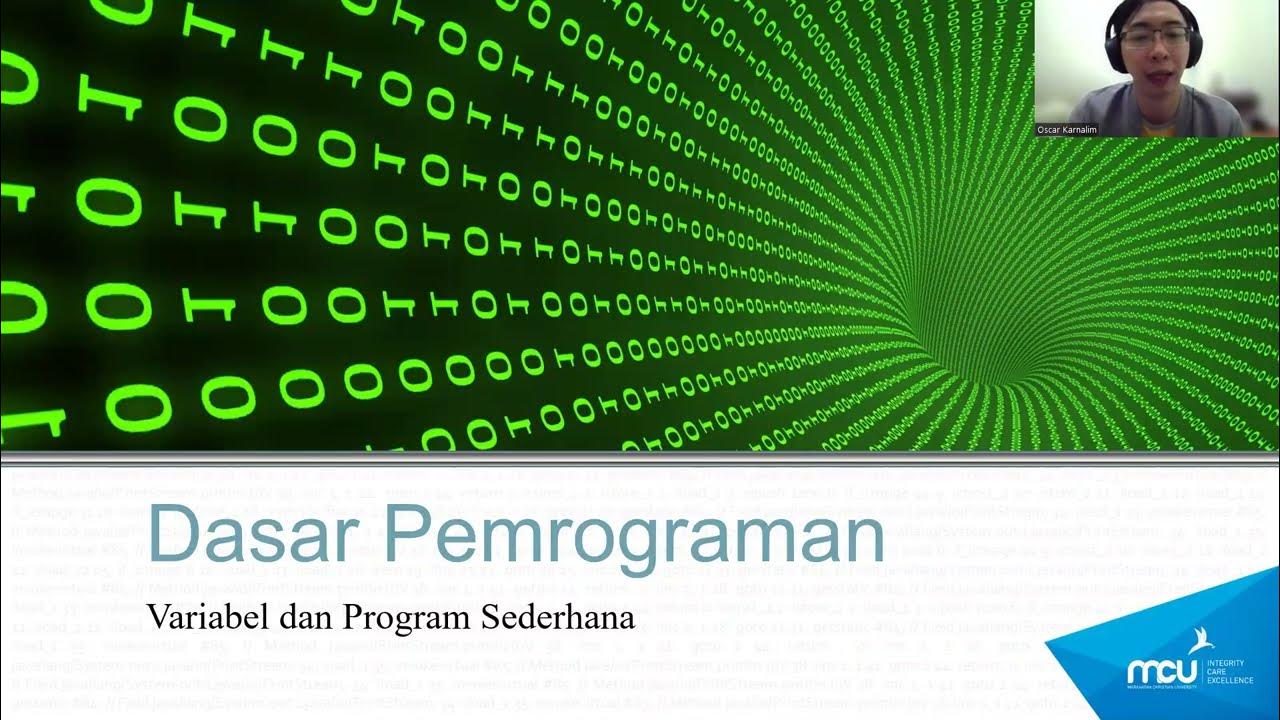 Pemrograman Dasar Python 02 | Variabel dan Program Sederhana - YouTube