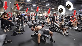 The Whole Gym Was Watching Us Lift!