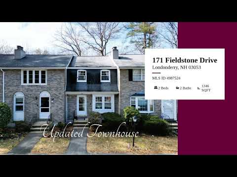 171 Fieldstone Dr, Londonderry, NH home video tour