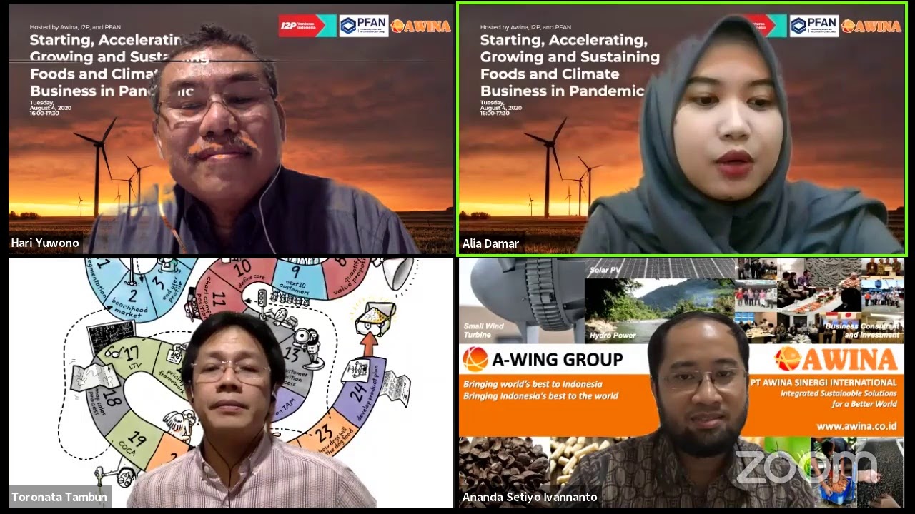 Starting, Accelerating, and Sustaining Foods and Climate Friendly Business in Pandemic