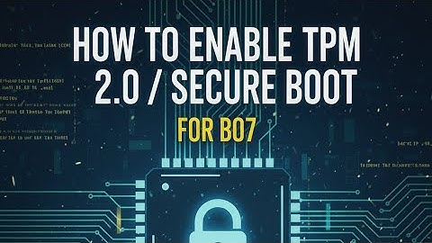 Call Of Duty: Black Ops 7 | TPM 2.0 & Secure Boot PC Tutorial 😱