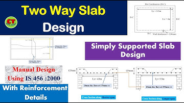 Two Way Slab Design With Reinforcement Details || Slab Design || RCC Design || Civil Engineering