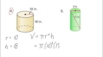Volume Notes Part 2: Cylinders (Section 12.4 & 12.5)