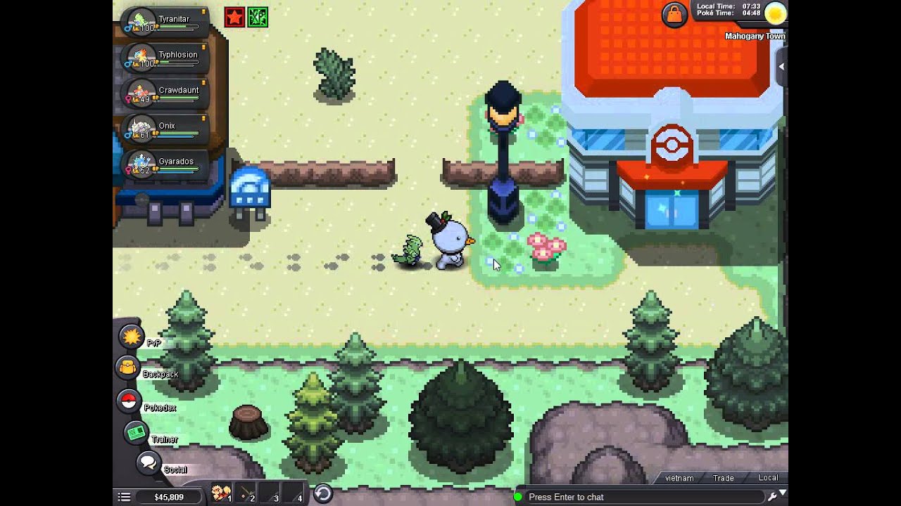 Gym 7 Johto Pokemon Revolution Online YouTube