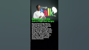 The surprising origin of Google, born in a garage with a server made of Lego blocks.