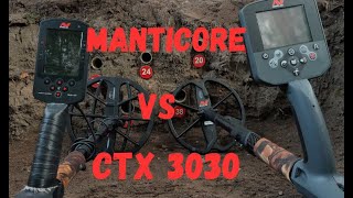 MANTICORE vs CTX 3030 - "SKARPA"  #minelab #manticore #ctx3030