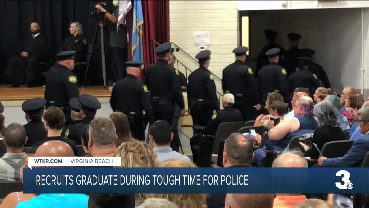 27 new officers sworn into Virginia Beach Police Department YouTube
