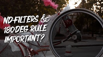 Everything About ND FILTERS and the 180 DEGREE SHUTTER RULE!