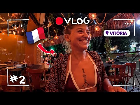 Vlog: a GRINGA visita a cidade de VITORIA ES e come no Rodízio!!!