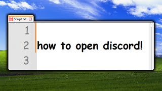 How to Open Discord! (on a computer?)