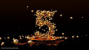 3D animated Countdown with music, Happy New Year 2021 count down