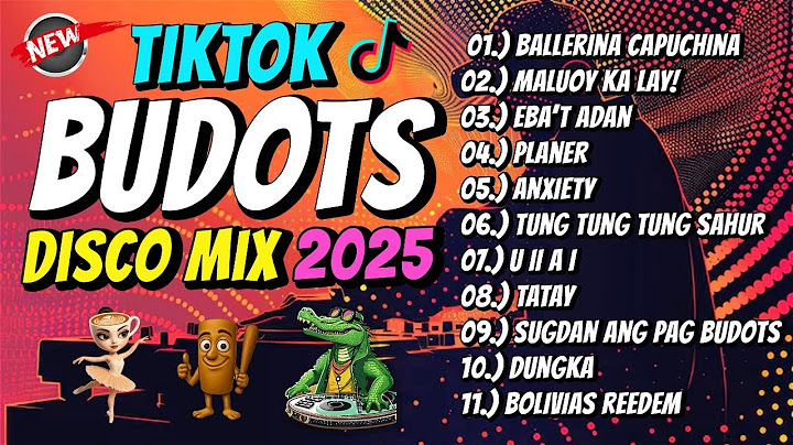 TIKTOK BUDOTS 2025 - DJ JOHNREY DISCO MIX