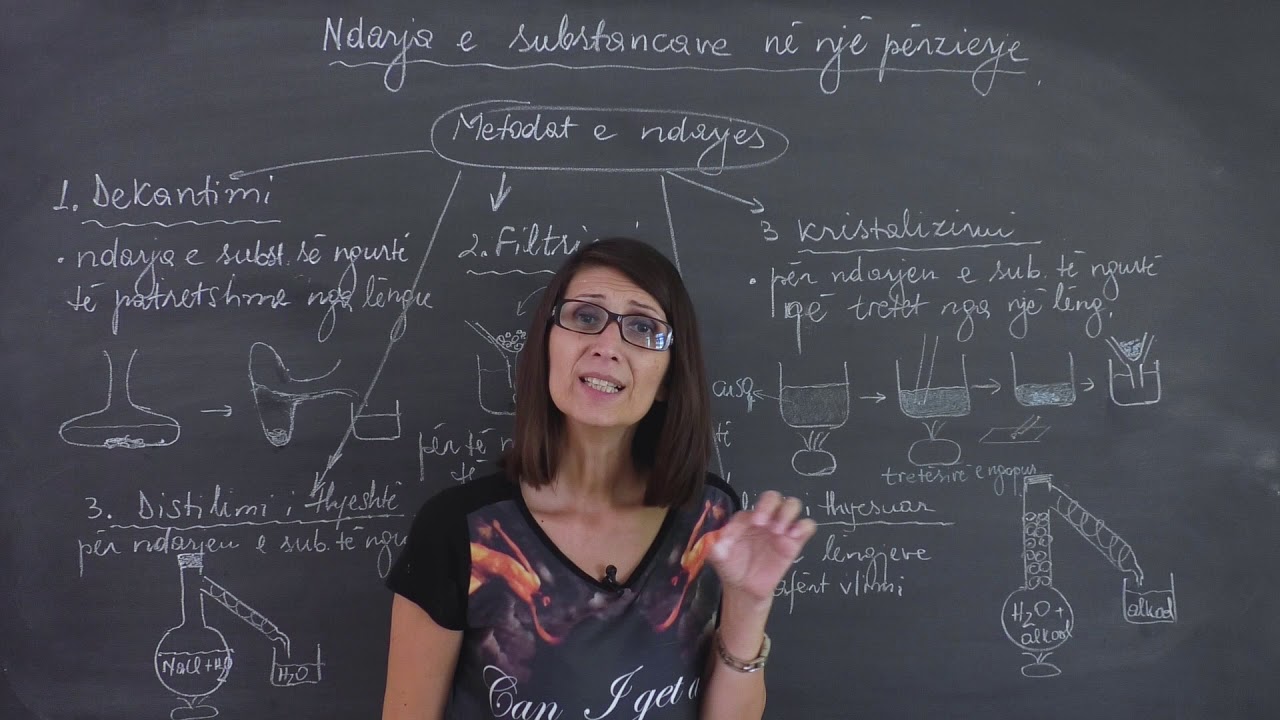 203K   Ndarja e substancave ne nje perzierje