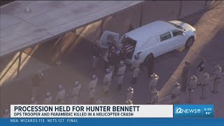 Procession held for man killed in DPS helicopter crash