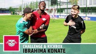 Kopfball-Challenge vs. Ibrahima Konaté | RB Leipzig | Kickbox