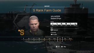 MGSV- S Rank Farm, secret to finding S rank staff