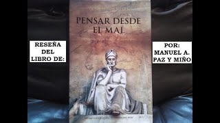 Reseña del libro &quot;Pensar desde el mal. Hermenéutica en tiempos de Apocalipsis&quot;