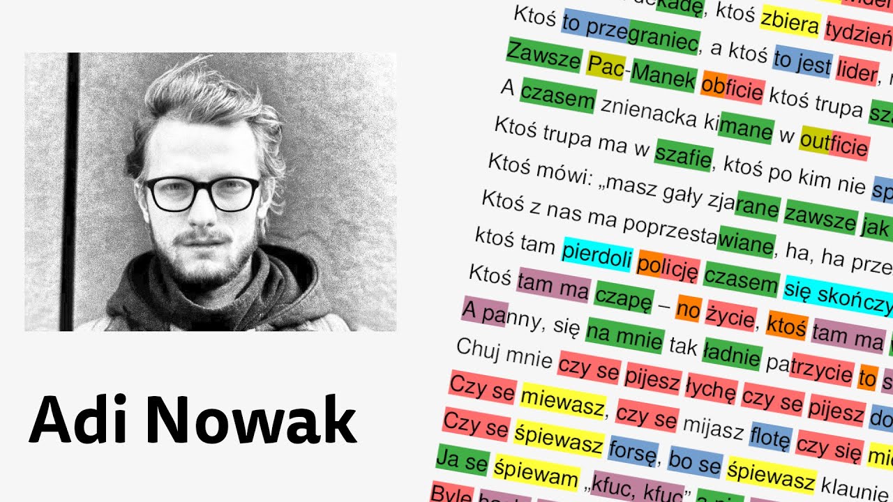 Adi Nowak Idiotko Moja Tekst - Adi Nowak - Kosh | Rym za rymem - YouTube