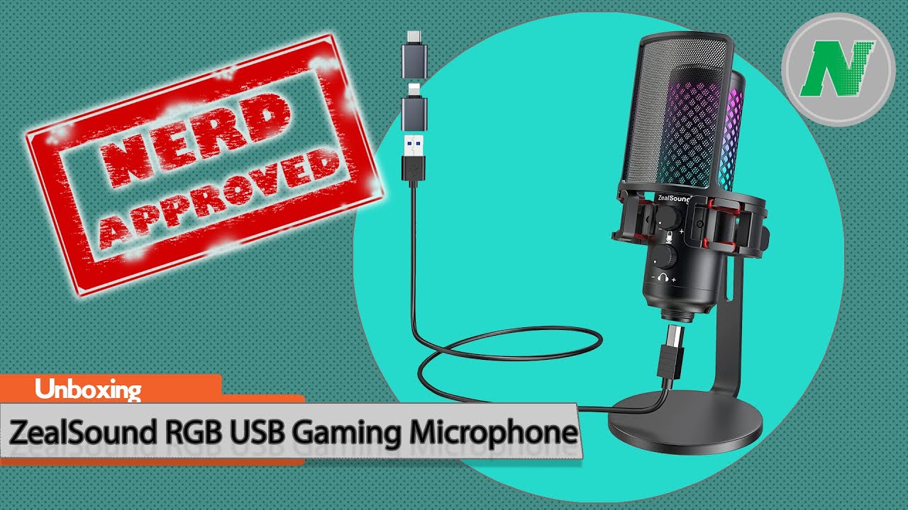 Unboxing The ZealSound RGB USB Gaming Microphone 