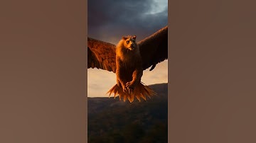 Griffin in 4K - Epic Cinematic Animation (Soaring Through a Storm)
