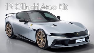 Car Designer makes an aero kit for the Ferrari 12 Cilindri starting with a Carbon Fiber Wing Spoiler