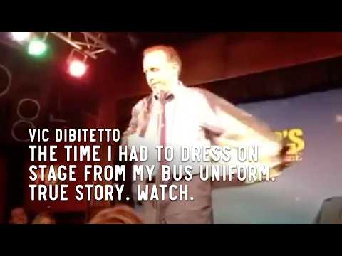 The time I had to dress on stage from my bus uniform. True story. Watch.