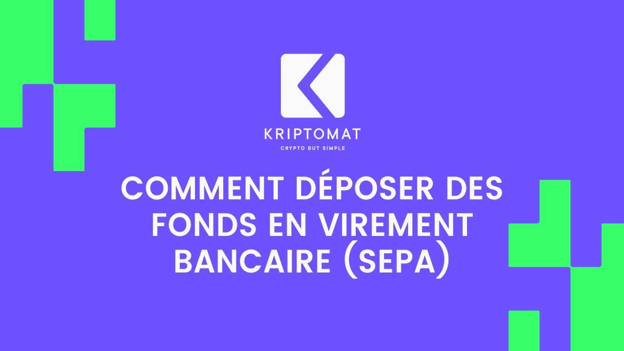 Comment déposer des fonds en virement bancaire (SEPA) | Kriptomat