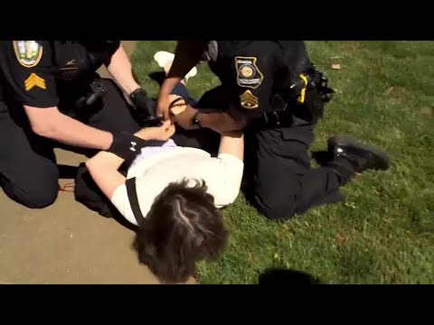 ‘I barely did anything’: Video shows Emory professor thrown to the ground, arrested during protes...